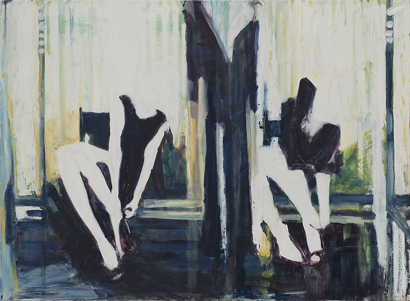Oliver Krähenbühl, ohne Titel, Öl auf Baumwolle, 95x130cm, 2014