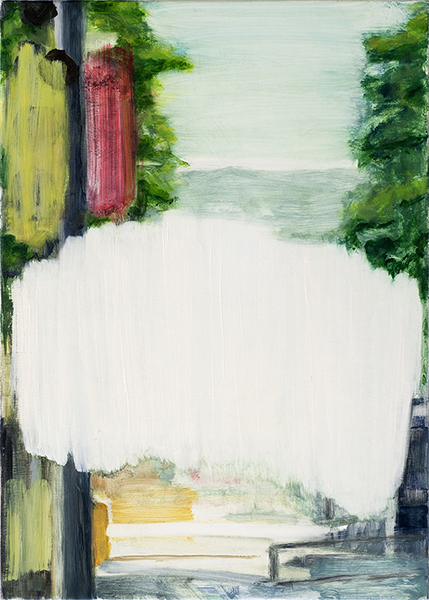 Oliver Krähenbühl, Cruising Through The Landscape, 70*50cm, oil on canvas