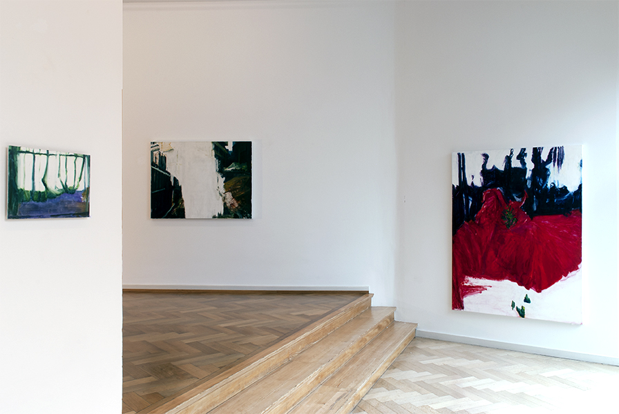 Oliver Krähenbühl, exhibition view: more than a whisper, gallery Graf & Schelble, Basel 2017